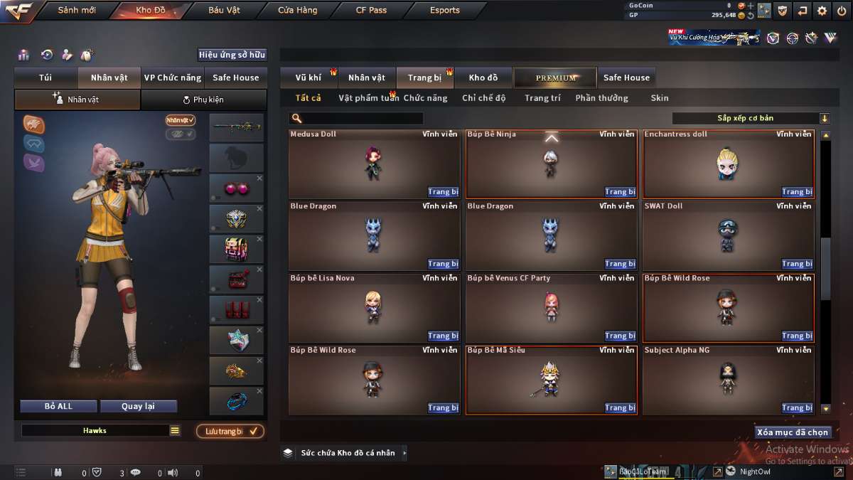 shop acc cf uy tin gia re